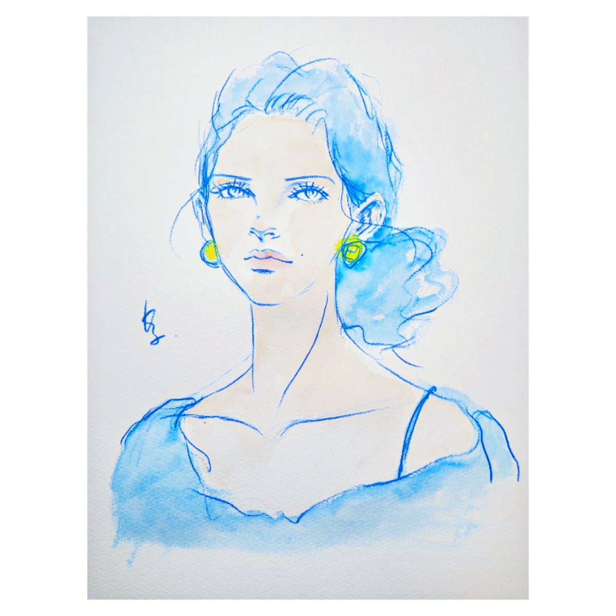 2024.0415
ー 埋まらない質量 ー
#drawing #artwork #illustration #womanportrait #fashionillustration #blue #青 #イラスト #イラストグラム #福岡 #日課 #美人画 #人物画 #絵描きさんと繋がりたい #kazuko_sketch_