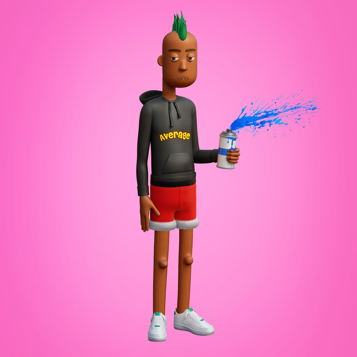 AveragePunksNFT's tweet image. Sometimes art speaks louder than words #prettyaverage