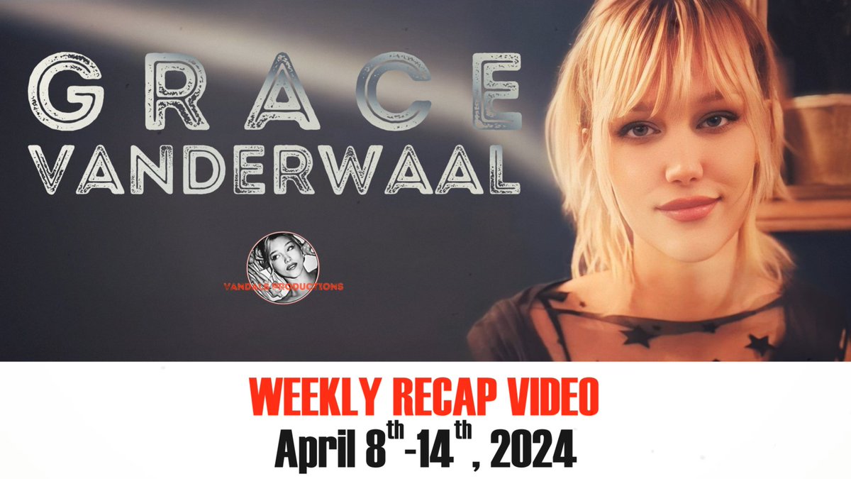 Missed what happened last week with @GraceVanderWaal? Check out our weekly recap video (April 8 - April 14, 2024) youtu.be/ONBW9HztDDs