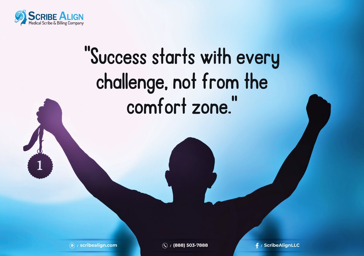 ScribeAlignLLC's tweet image. Dare to challenge, dare to succeed.
👇 | Contact us at:
☎ | (888) 503-7888
📧 | info@scribealign.com
🌐 | scribealign.com
#StepOutOfComfort #EmbraceChallenges #SuccessThroughChallenges #ComfortZoneFree #ChallengeYourself #DareToSucceed #BeyondComfort #ScribeAlign #scribe