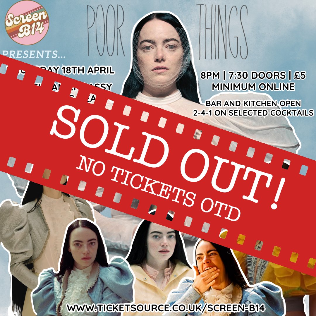 Another sellout! Bella Baxter will be welcoming a full house to the ball this Thursday for our Poor Things screening ⚡️💃🏻🐷🎹 If you missed out don’t worry, we’ve next month's screening lined up as well as lots of exciting plans in the pipeline!