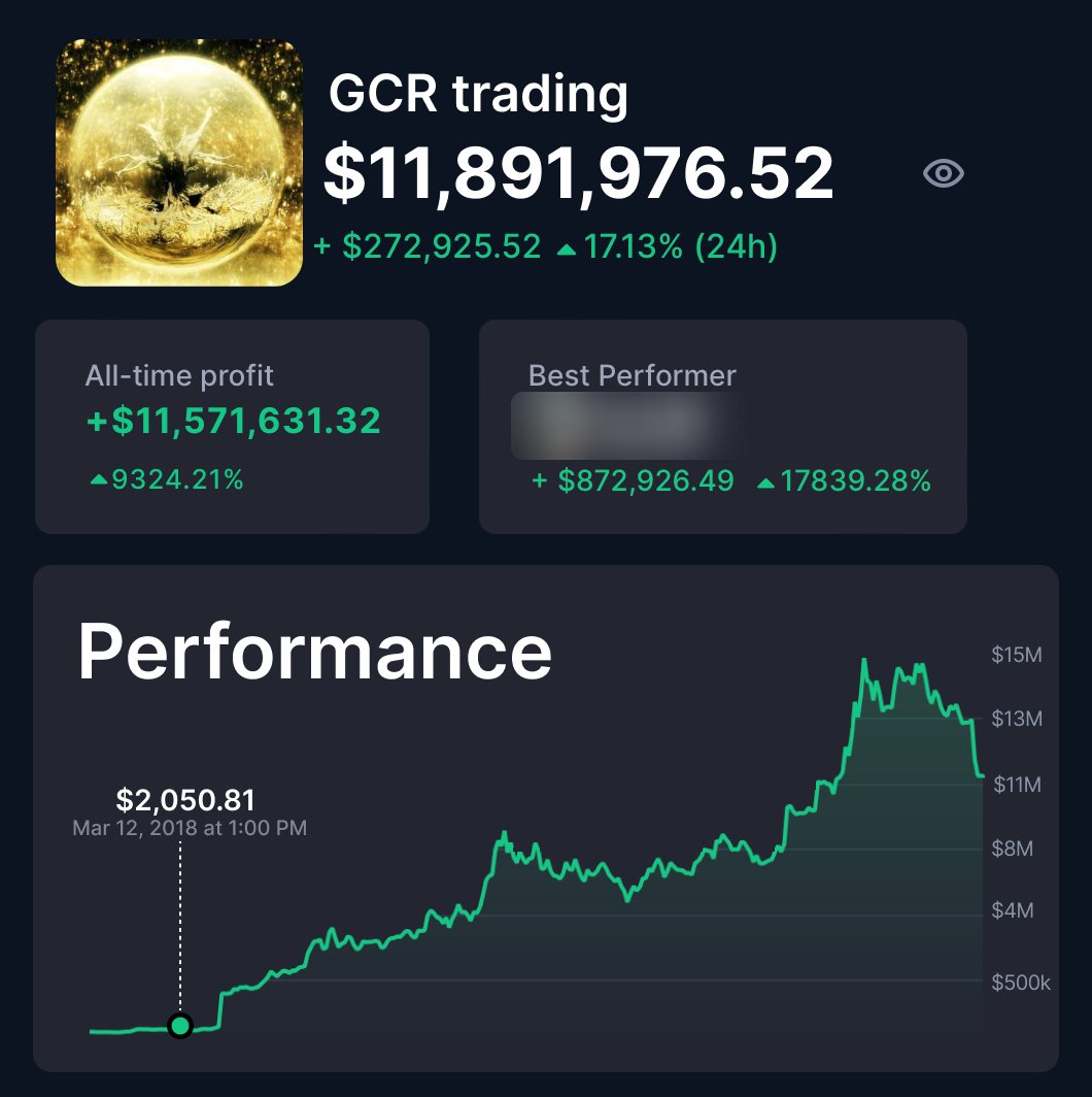 GCR, the most profitable trade of all time, has returned!  

He made millions shorting $LUNA until $0  

I've spent weeks scanning his trading wallet to find 100x gems  

Here are 5 coins, accumulated by GCR🧵