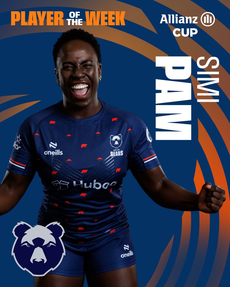 Try machine 💪

@simsimpam is our Player of the Week after her two tries helped @BristolBearsW to the Allianz Cup final 👏

#PWR | #PoweredDifferently | @allianzuknews
