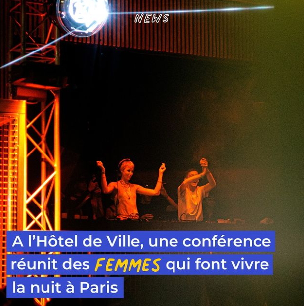 Les femmes prennent le pouvoir dans la vie nocturne ! Deux tables rondes mettront en évidence leur rôle crucial, souvent invisibilisé. Ne manquez pas la conférence '𝐄𝐥𝐥𝐞𝐬 𝐅𝐨𝐧𝐭 𝐕𝐢𝐯𝐫𝐞 𝐥𝐚 𝐍𝐮𝐢𝐭' à l'Hôtel de Ville, le 22 avril à 18h ! 👉forms.gle/2bgz32xTrax9jq…