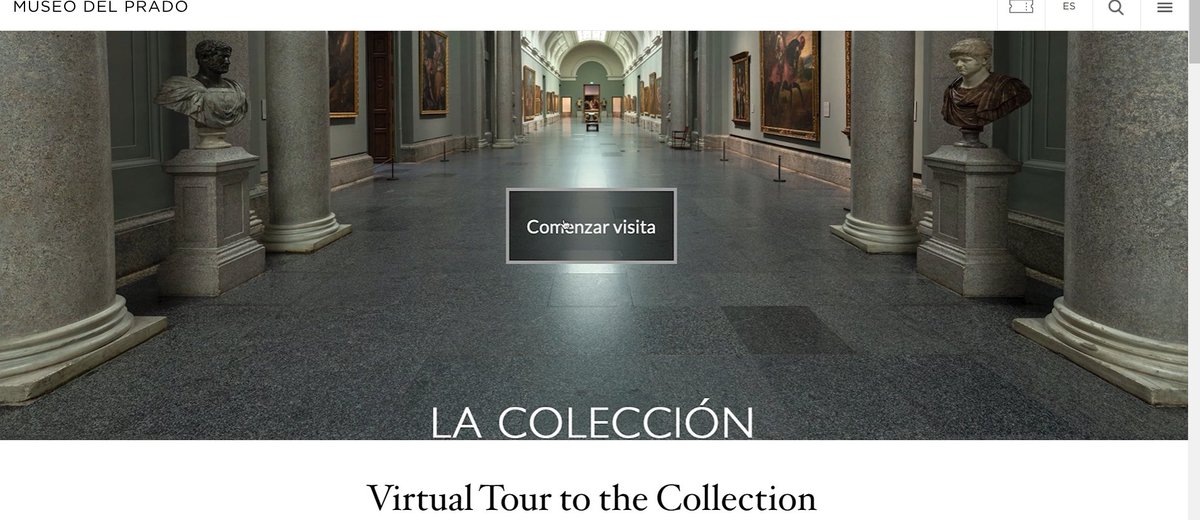 Today is #WorldArtDay and the Museo Nacional del Prado has launched their #VirtualTour with gigapixel. Enjoy the museum wherever you are! #museums #NewTechnologies museodelprado.es/en/visita-virt…
