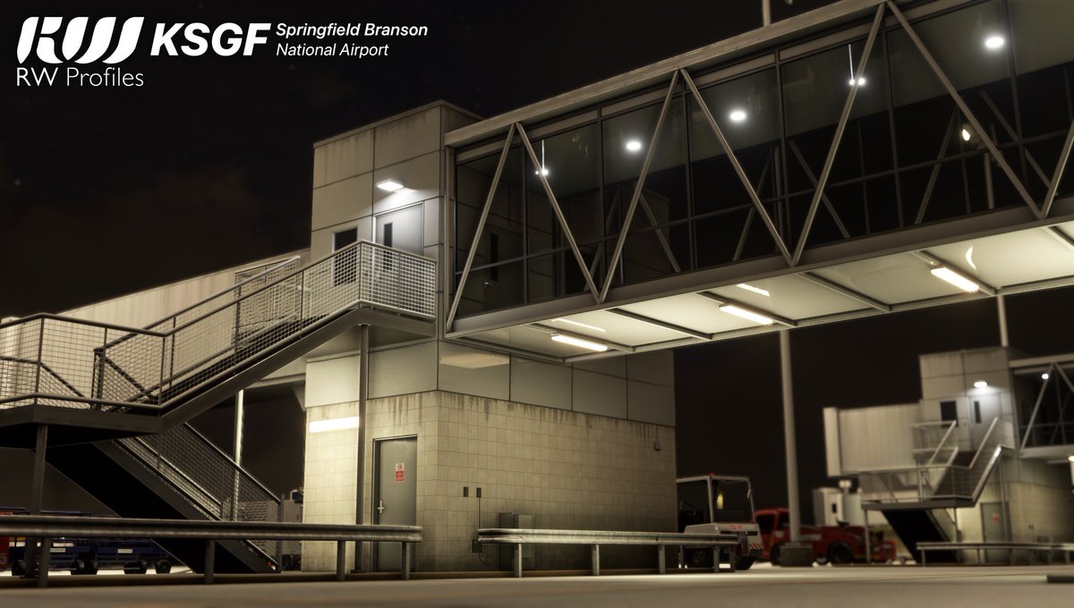 RWProfiles's tweet photo. The time has finally come. Today, we have the pleasure to introduce to the first ever RW Profiles scenery for Microsoft Flightsimulator 2020!  KSGF Springfield Branson National Airport, Missouri, USA🇺🇸
 Watch the teaser trailer here: https://t.co/s1oYW1xR8k https://t.co/csz1OSCuEV