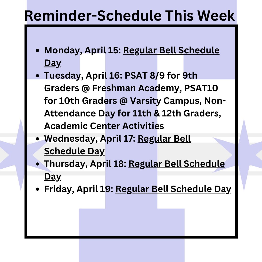 📣Schedule Reminder This Week! @TaftHSAthletics