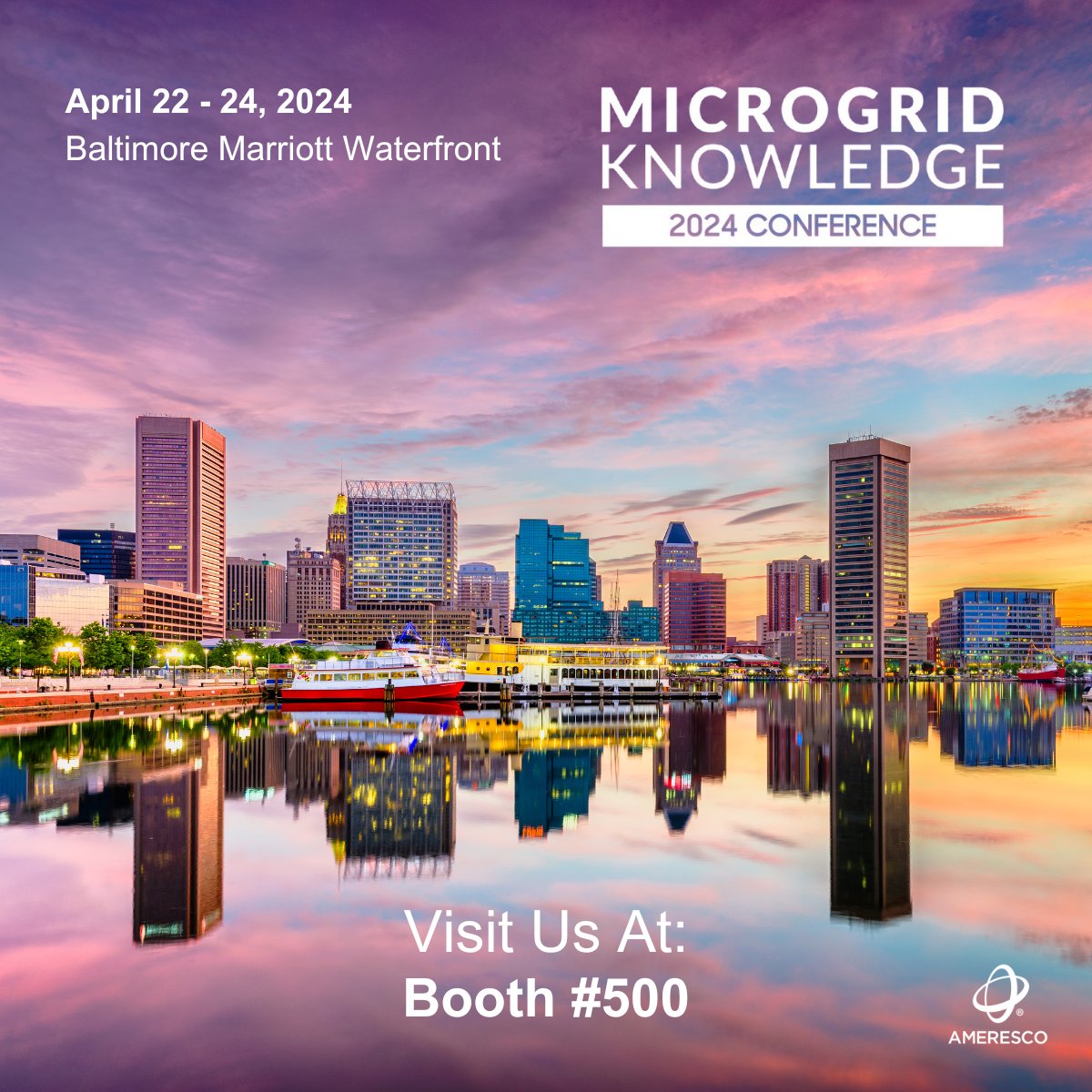 We'll be at @MGKNews's 2024 conference in Baltimore, MD next week. Come see us at Booth #500 to learn about how we enable municipalities and businesses to secure their own energy supply and infrastructure while advancing #resiliency and #netzero goals. hubs.ly/Q02sTxCz0