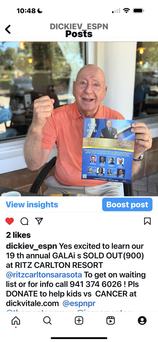 Dick Vitale tweet media