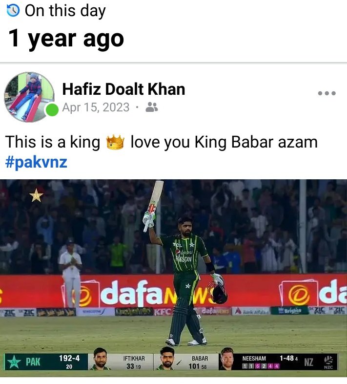 This is a king 👑 love you king Babar Azam! 1 year ago