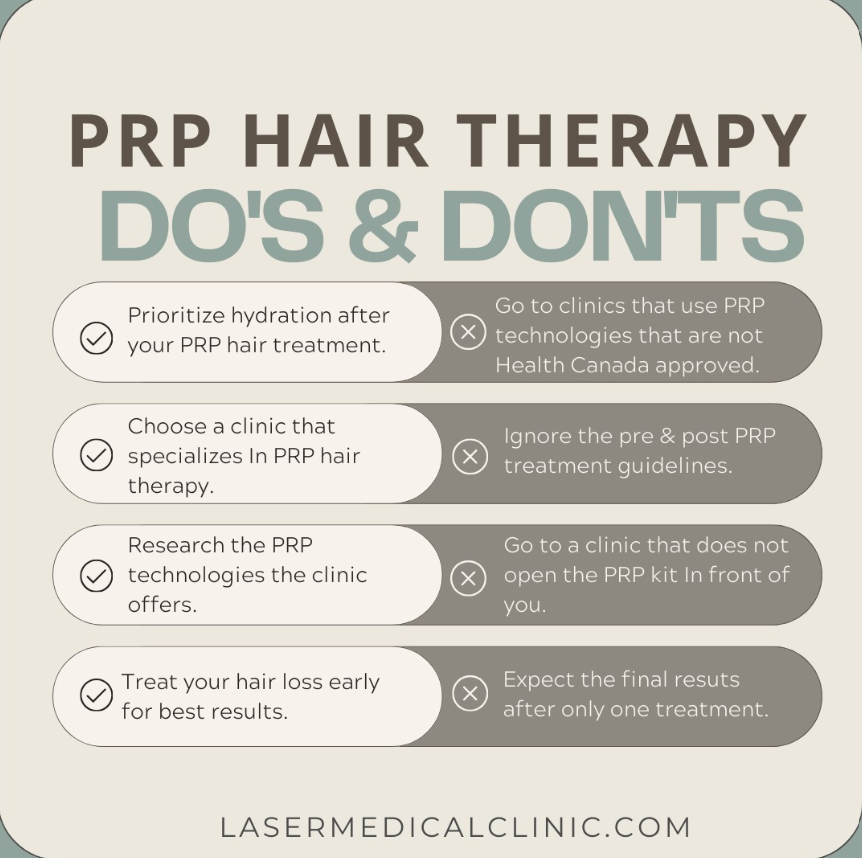 Maximize PRP hair treatment success: hydrate, choose specialized clinics, and insist on approved technology. Start early, follow guidelines, and be patient for optimal results. Revitalize hair safely. #PRP #HairRestoration #HairHealth #Beauty #Wellness #Healthcare 🌟