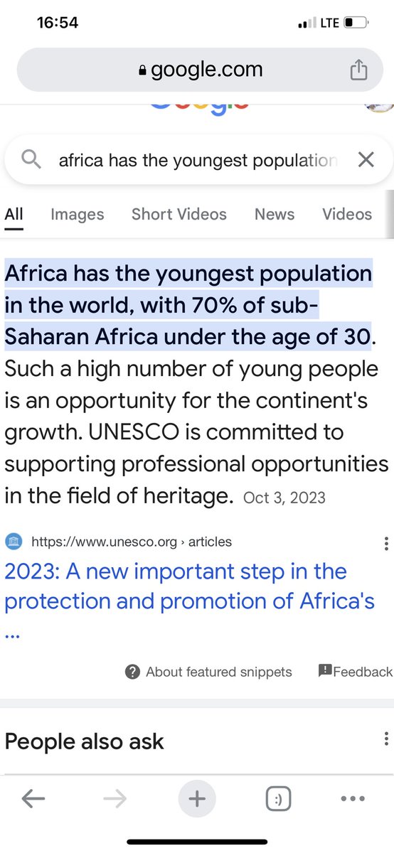 Une population si jeune, c'est une grande opportunité. Mais si cette jeunesse n'est pas mise à contribution pour le développement des nations Africaines, elle deviendra, dans 40 ans, un poids que les économies actuelles ne pourront pas supporter. Faut agir vite