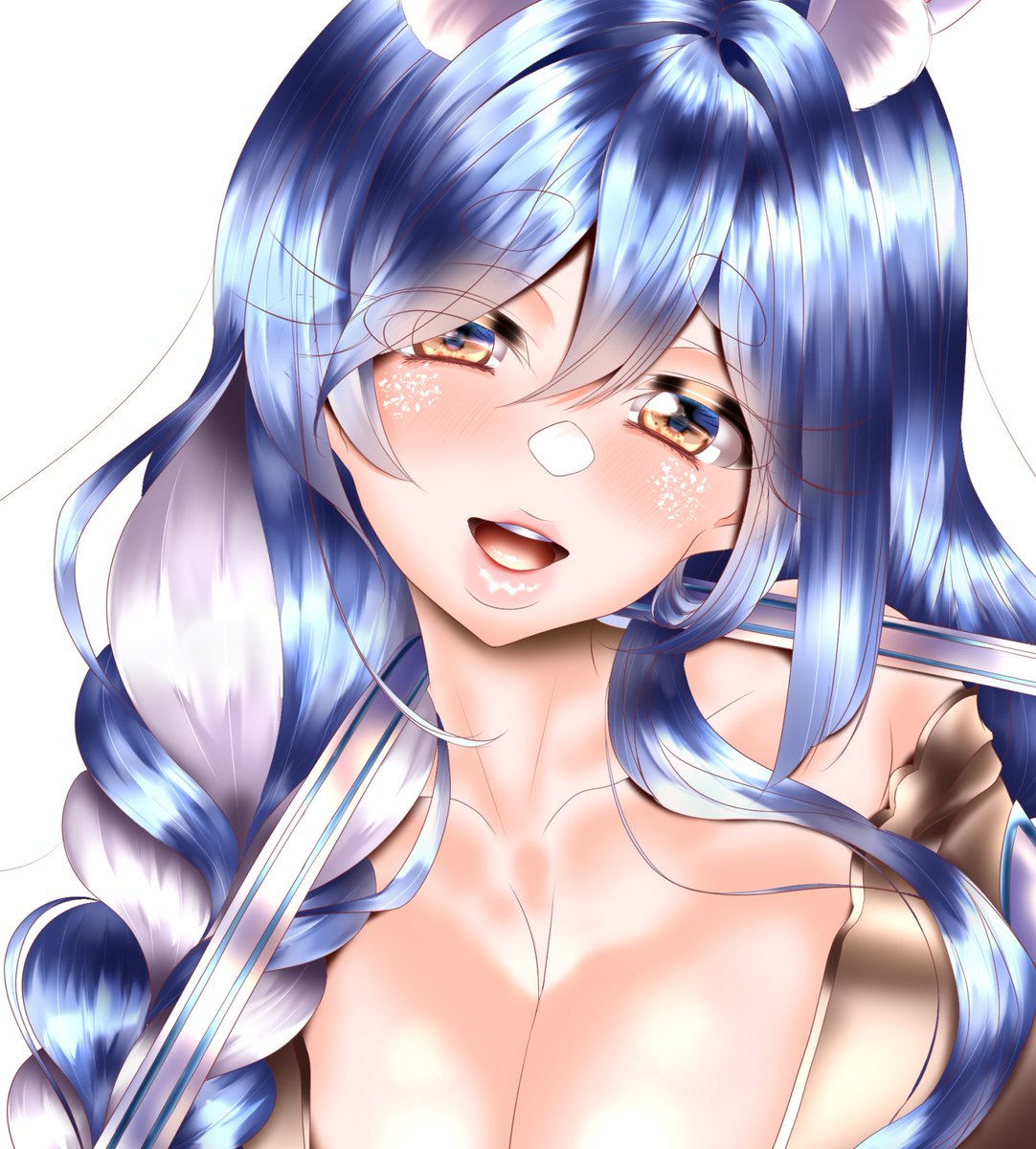 今日で塗りは終わり(進捗差分
あとは線画の色変えて塗忘れを塗って
効果をつけて背景でおわりー
今日はここまで毎日少しでもやれるなら進めるのみ!
おやすみなさいませー 素敵な夢を🌃🌛💤 