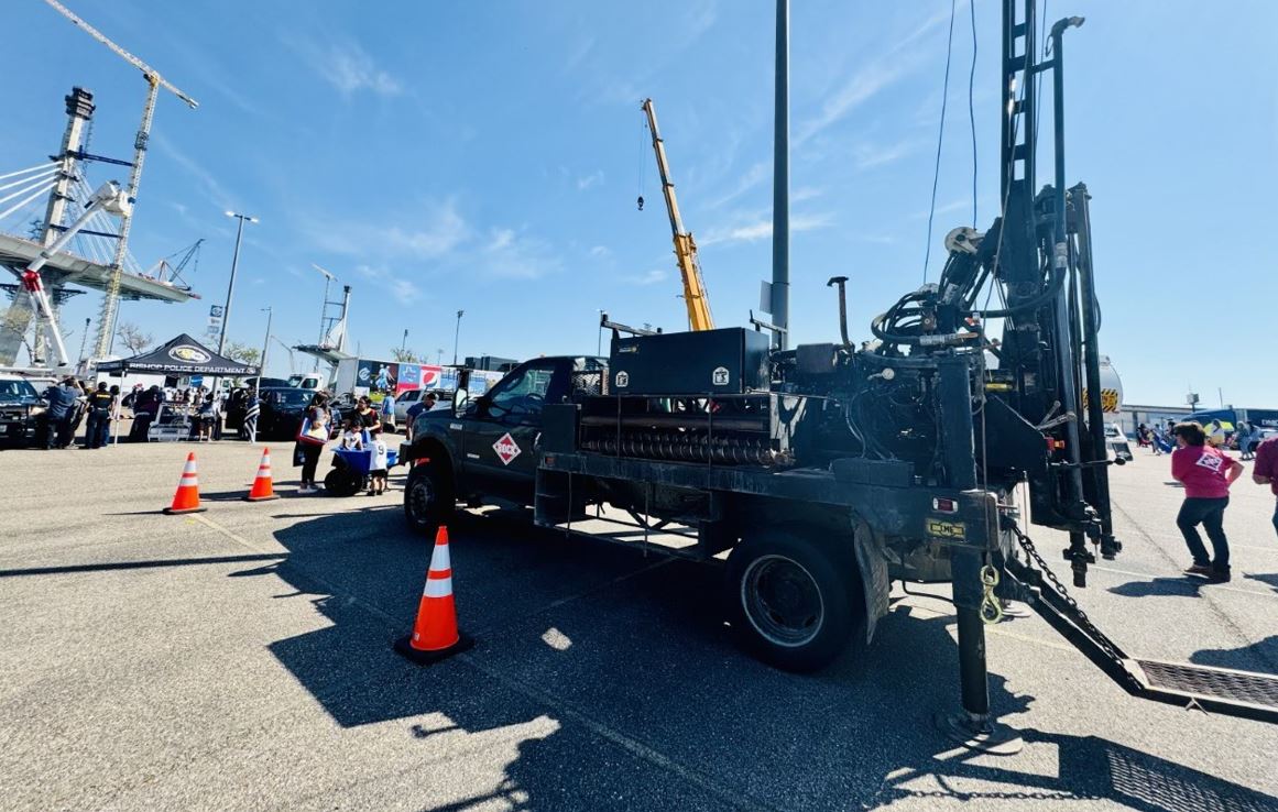 🚛✨ Kicking off #NationalVolunteerWeek! Our Corpus Christi team volunteered at The Junior League of Corpus Christi's Touch-a-Truck event! Our team had a blast sparking curiosity in young minds about #geotechnical #engineering & #construction materials testing. 🛠️👷‍♂️
