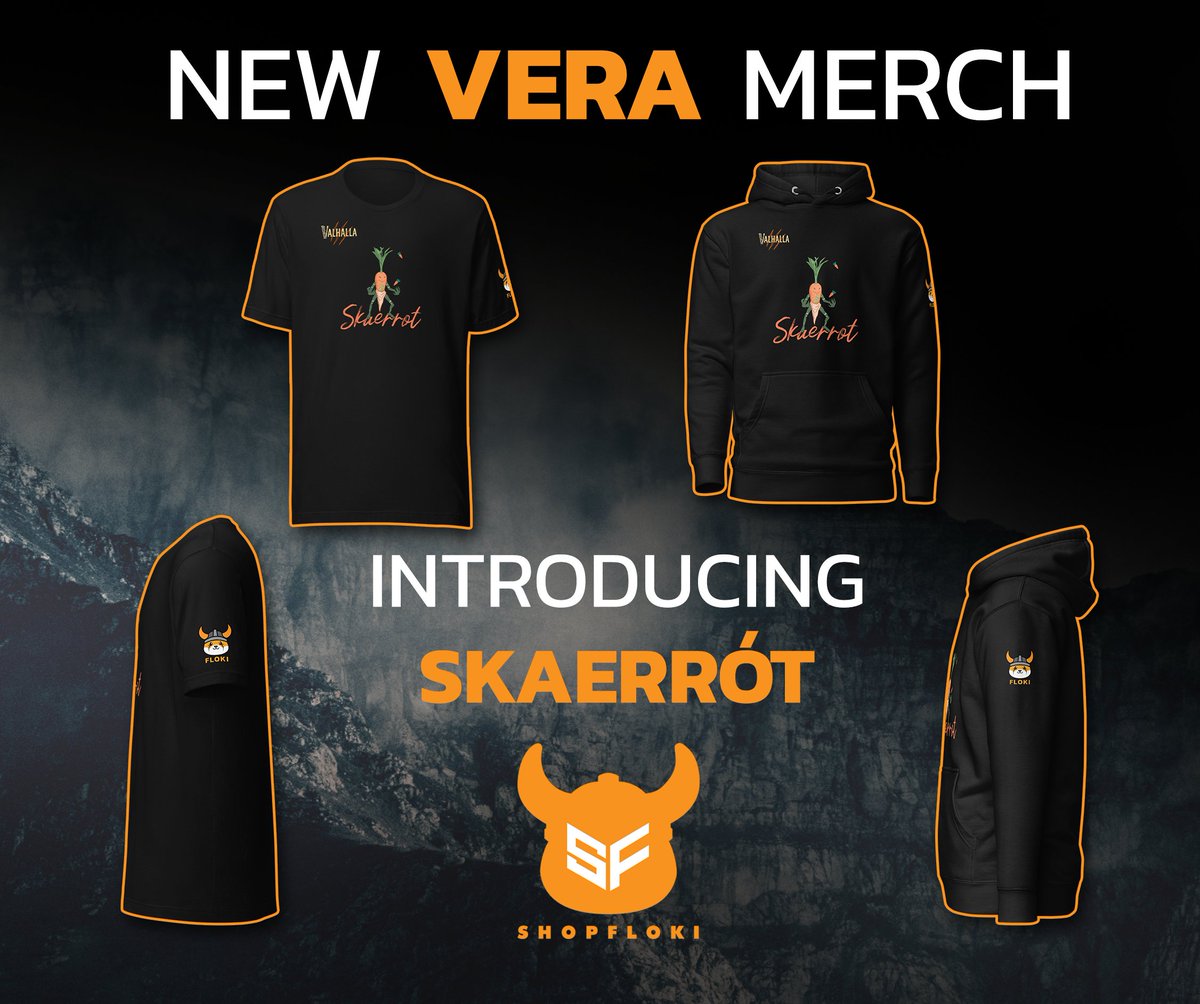 Happy Monday Vikings! ⚔️ Continue your Valhalla adventures with your favorite #VERA from #VALHALLA #SKAERROT ⚔️ ⚒️The fun never stops in Valhalla, stay tuned for even more #VALHALLA and #FLOKI merch! ⚒️ shopfloki.com