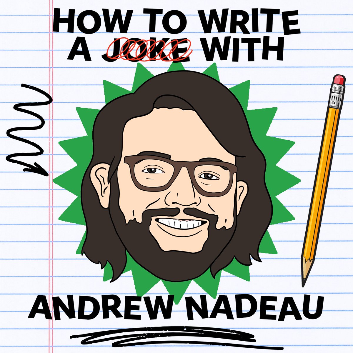 On this week’s (PENULTIMATE!) episode of season one of How to Write a Joke, I sat down with king of one-liners @TheAndrewNadeau to discuss his writing process and why we never get invited to parties. Available now on Spotify, Amazon, and Apple Podcasts!