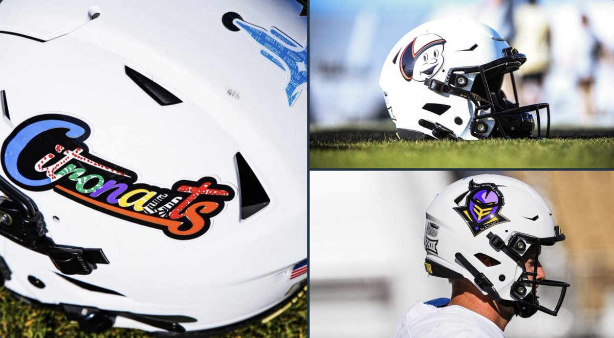 This is awesome... UCF's Spring Game helmets featured decals with a special touch from the Orlando Children's Hospital footballscoop.com/news/ucfs-spri…