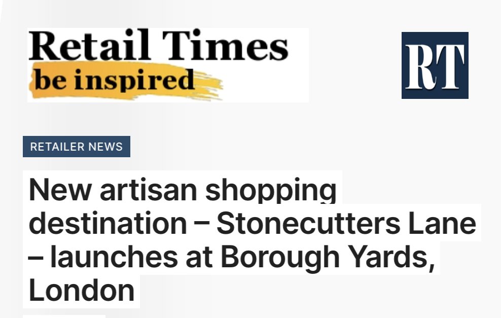 bit.ly/3VYLWdB #londonbridge #artisans #Stonecutterslane #retailtimes