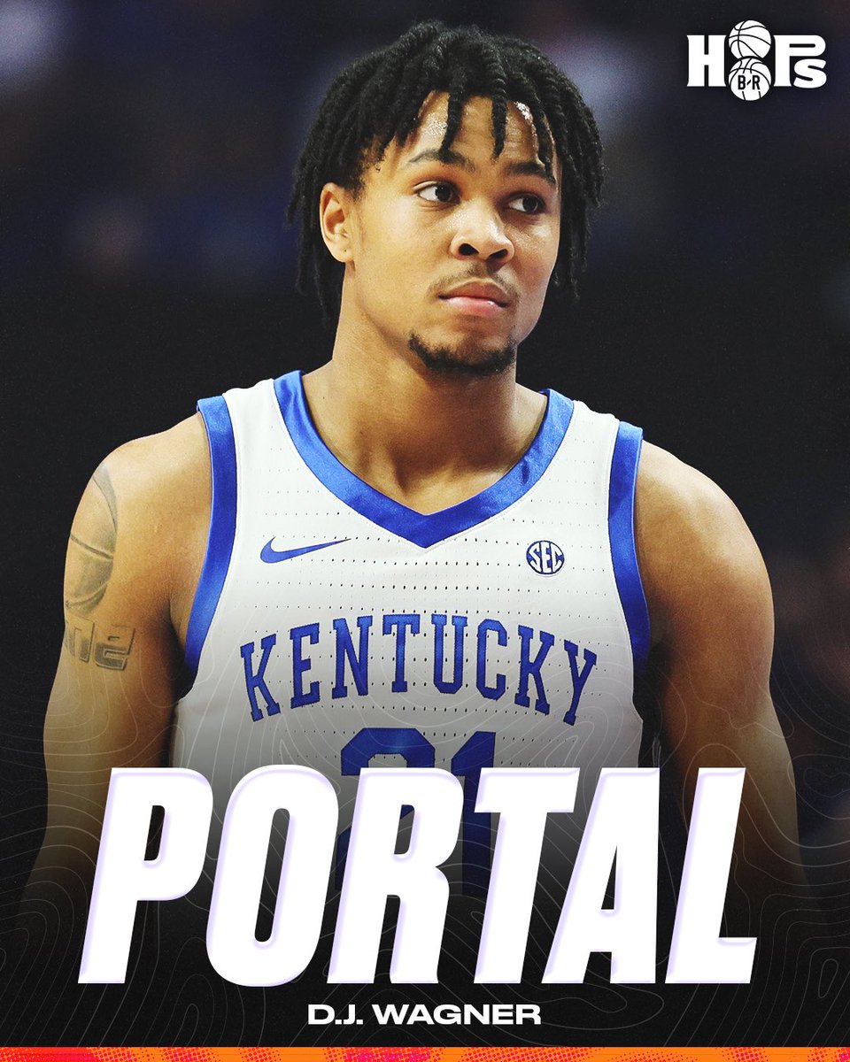 brhoops's tweet photo. Kentucky guard DJ Wagner has entered the transfer portal https://t.co/QwXp0j9n4C
