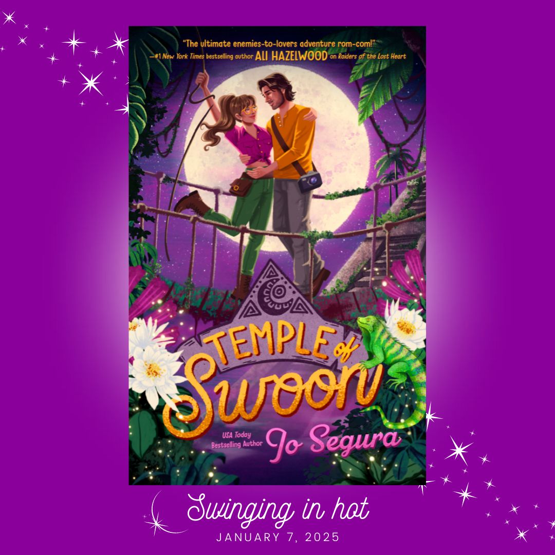 COVER REVEAL! It’s here! The cover of my next book, TEMPLE OF SWOON! I was so fortunate to work with @camisgray and designer @goodyoneshoe. TEMPLE OF SWOON comes out January 7, 2025, with @Berkleyromance and is available for preorder now. See the link in my bio.