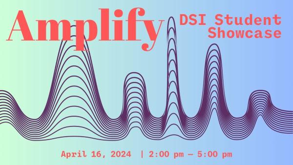 Join us tomorrow April 16 at 2:00pm for our third annual Amplify: DSI Student Showcase!! Students will present their research from DS courses, whether a paper, art installation, video game, or interactive media. Learn more here: bit.ly/4cZk7s0