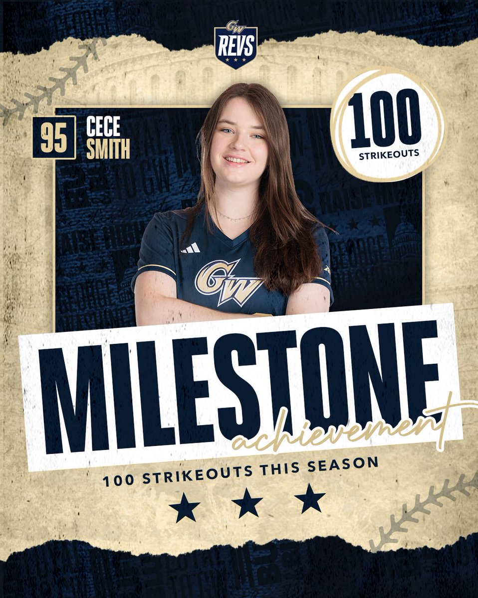 GW_Softball's tweet photo. Just the start for @2023Cece! #RaiseHigh https://t.co/8tX8pIn0kj