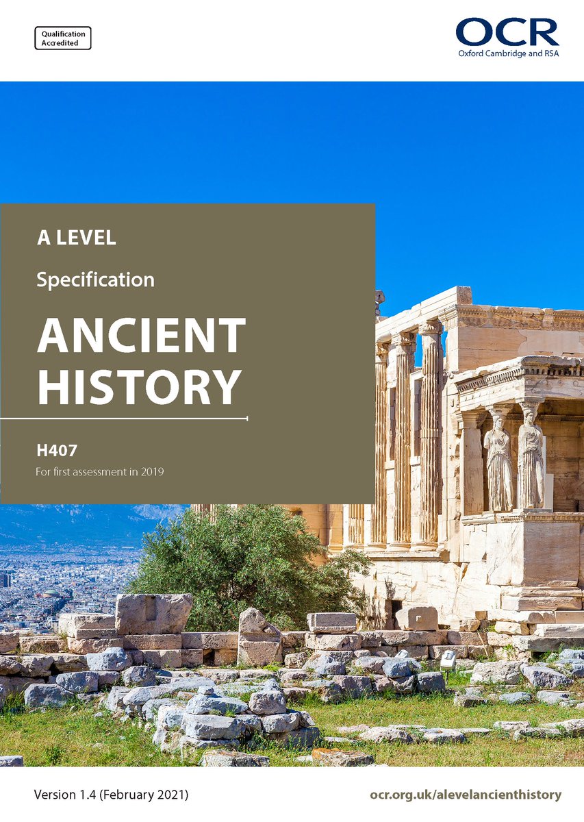 We've just released some top-level responses for #GCSE and #ALevel #AncientHistory.

The resources cover almost all of the questions which were asked in the 2023 exams.

Download them here.
GCSE: ow.ly/59rI50RgfGz
A Level: ow.ly/NIRO50RgfGA