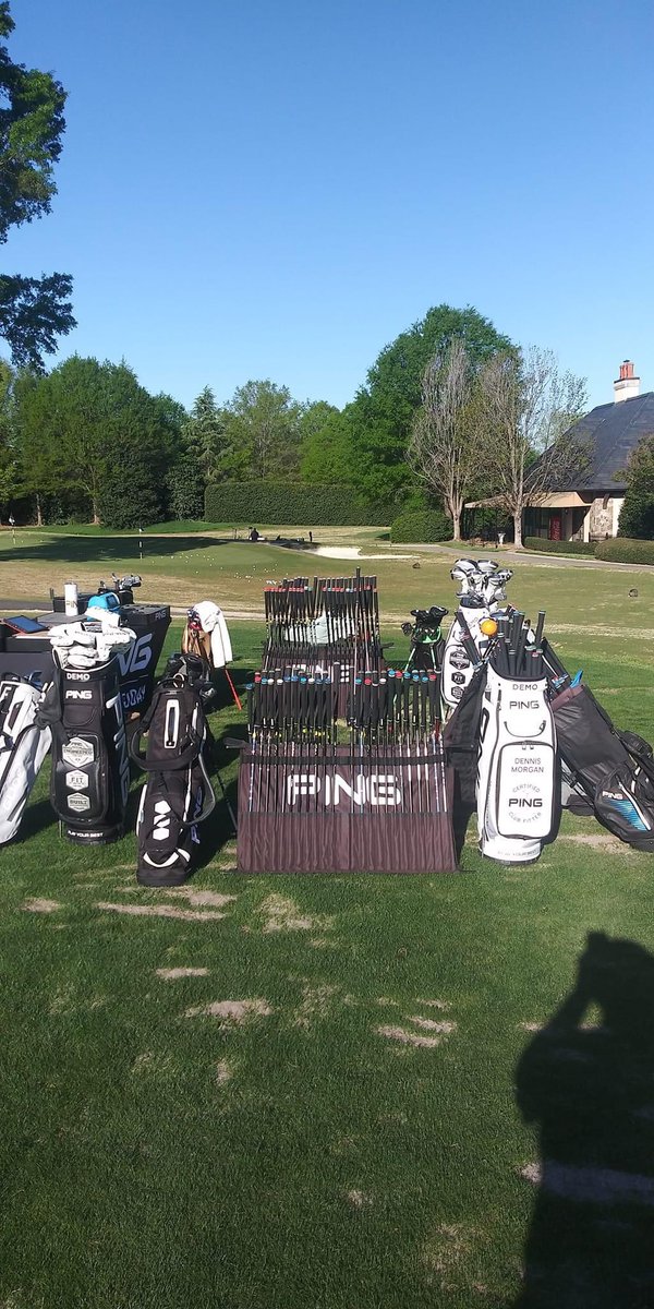 MorganGolfNC's tweet photo. Ping demo fitting day - The Club at Longview was another great day for Ping G430. Weather near perfect, a little wind so didn't put up tent. Thank you to staff and members for opportunity to demo at this great course.
.
.

#PING #GLe3 #G430 #G730 #i525 #Glide4 #PLD #PlayYourBest https://t.co/g05gT5GDvj
