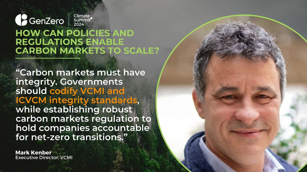 Tomorrow, hear our Executive Director @MarkKenber speak at the #GenZeroClimateSummit as climate leaders convene to discuss #TheNextSteps required to accelerate decarbonisation globally. 🌿 Learn more: ow.ly/lxYO50Rgjc8 #GCS2024 #sustainability #GenZero