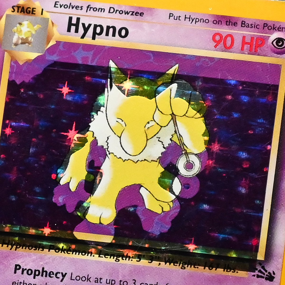 Don’t get too mesmerized! 😵‍💫 This Hypno Holo from Fossil - Unlimited just recently came in for grading and we had to look through the hypnosis to see the sensational Misaligned Print Layer! 👀 This card received a CGC EX/NM 6 with an error designation! Is this a must-add to