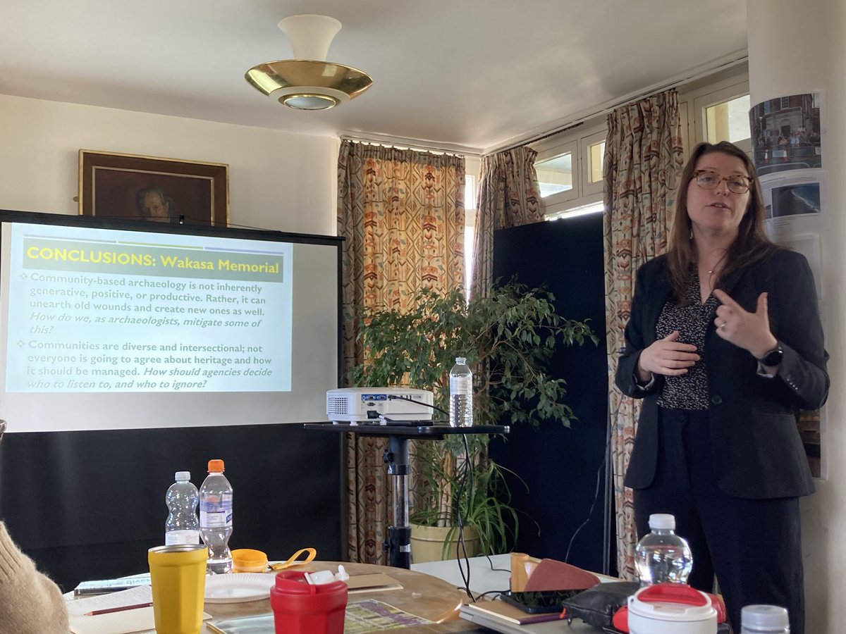 Professor Gilly Carr OBE 🇪🇺🇺🇦🇪🇺 (@carrgilly) on Twitter photo Stacey Camp talks about Kooskia Japanese American internment camp at the <a href="/UCLarchaeology/">UCL Institute of Archaeology</a> WWII archaeology workshop hosted by <a href="/GabeMoshenska/">Gabe Moshenska</a> and the problems faced at the site today Stacey Camp talks about Kooskia Japanese American internment camp at the <a href="/UCLarchaeology/">UCL Institute of Archaeology</a> WWII archaeology workshop hosted by <a href="/GabeMoshenska/">Gabe Moshenska</a> and the problems faced at the site today