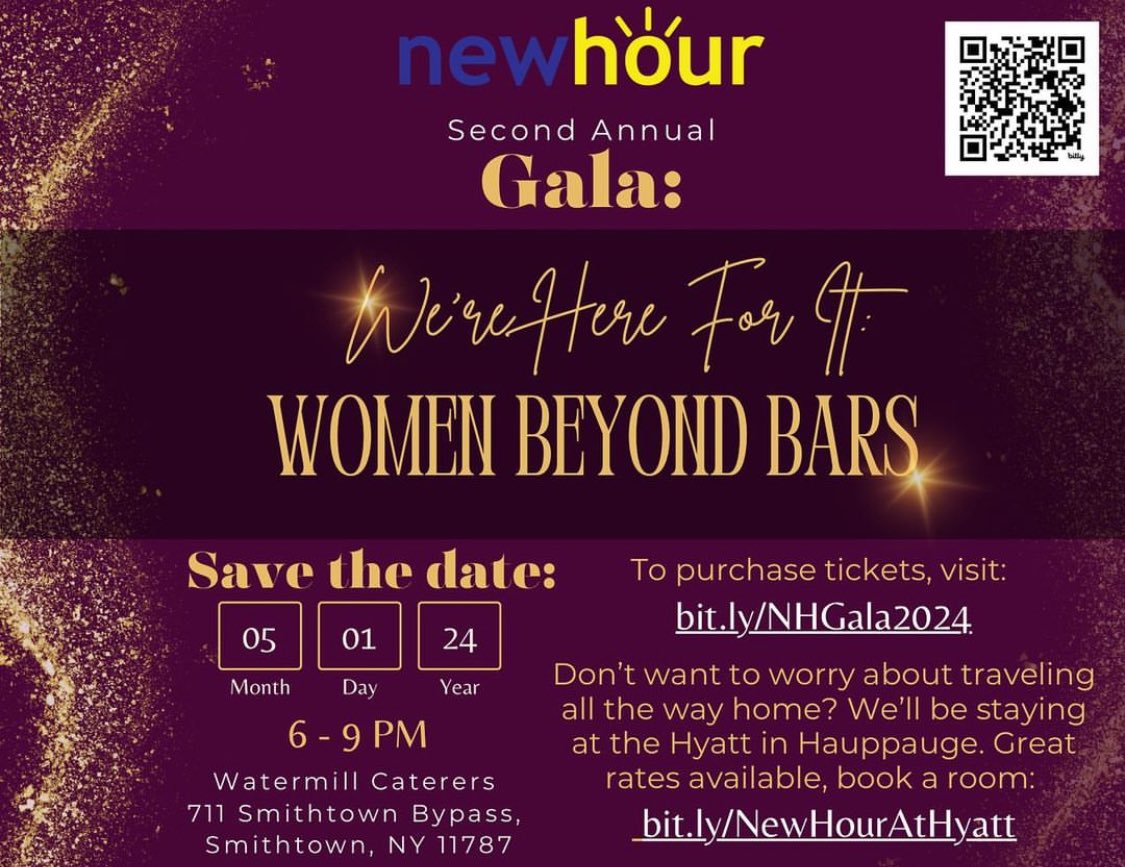 Support and celebrate the incredible work of @NewHourNY on May 1st. It’ll be an empowering, impactful, and fun evening! Get your tickets here: newhourli.org/gala2024