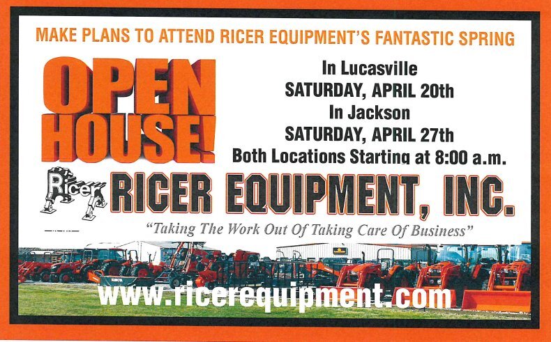 Join us at our annual open houses coming up the next couple of Saturdays! Free food and giveaways! Sign up to win a Kubota smokeless firepit we are giving away at both locations. Events start at 8:00 am.