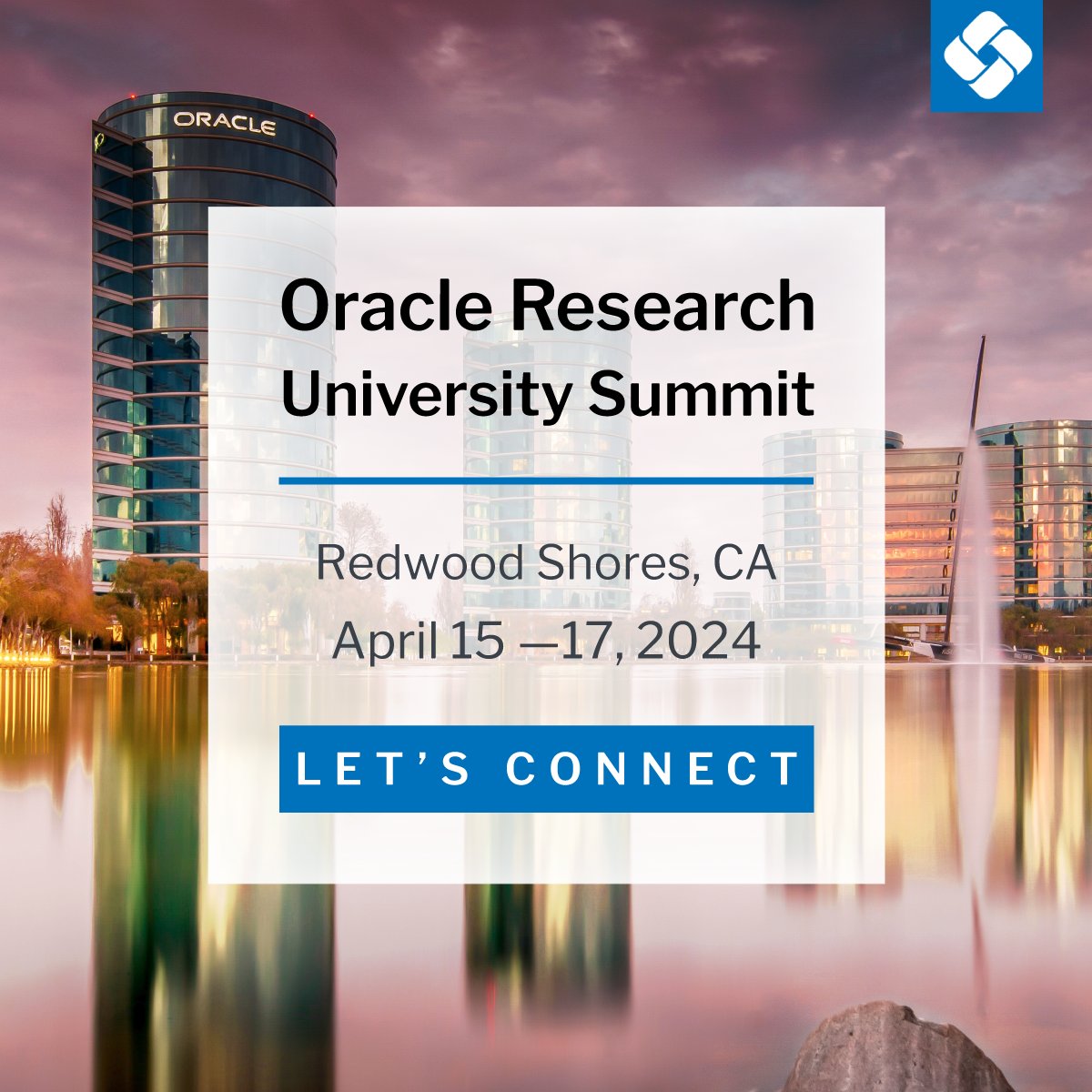 Proud to be a sponsor of the Oracle Research University Summit! The Summit offers a unique opportunity for attendees to network with peer universities, engage directly with #Oracle product teams, and hear from thought leaders shaping the future of #highered.

#oraclepartner