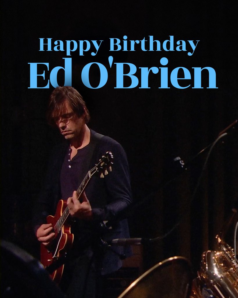 HBD, @eobofficial! The virtuoso guitarist of Radiohead is a sonic architect whose musical prowess has shaped the landscape of alternative rock. Celebrate his bday by watching the intimate @radiohead From the Basement performance on The Coda Collection. amzn.to/4cWJASD