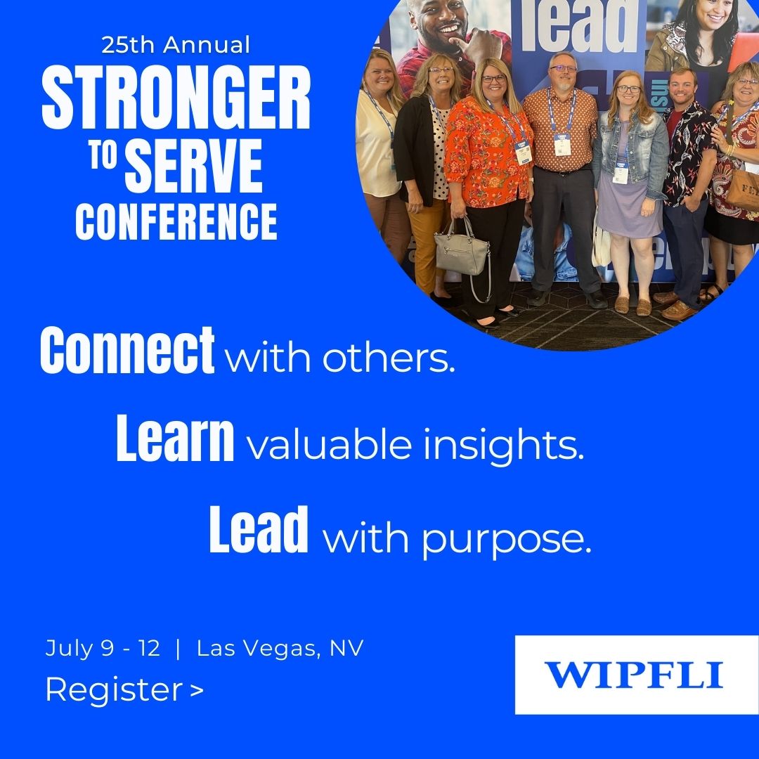 STRONGER TO SERVE: Join us in Las Vegas for four days of vital programming and new ideas for #HumanServices professionals. Early bird pricing ends today. brnw.ch/21wIPBA #WipfliConf #Nonprofits