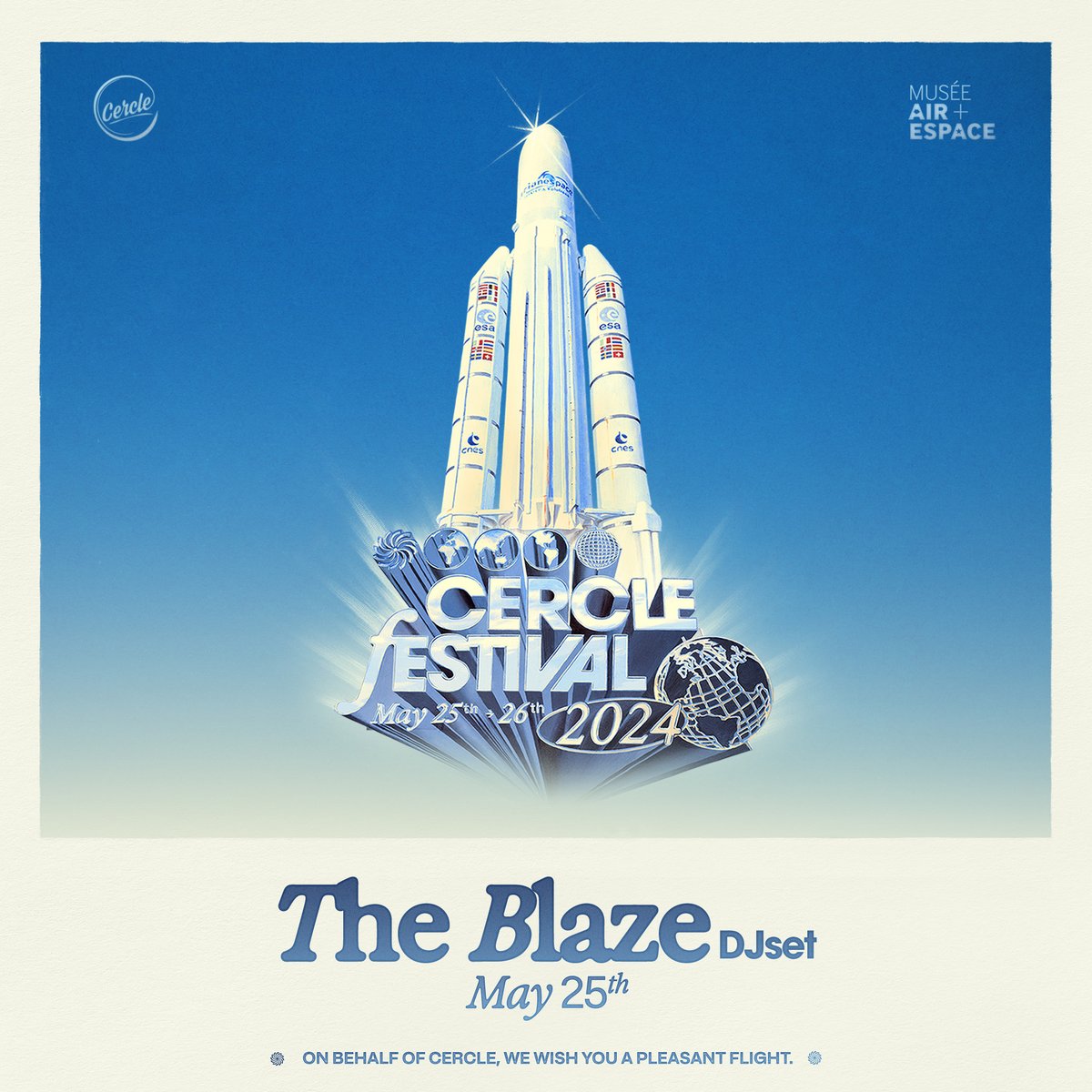 The iconic duo, The Blaze, will be performing a dj set at Cercle Festival, on Saturday May 25th. Welcome on board, dear @TheBlaze_Prod ❤️❤️