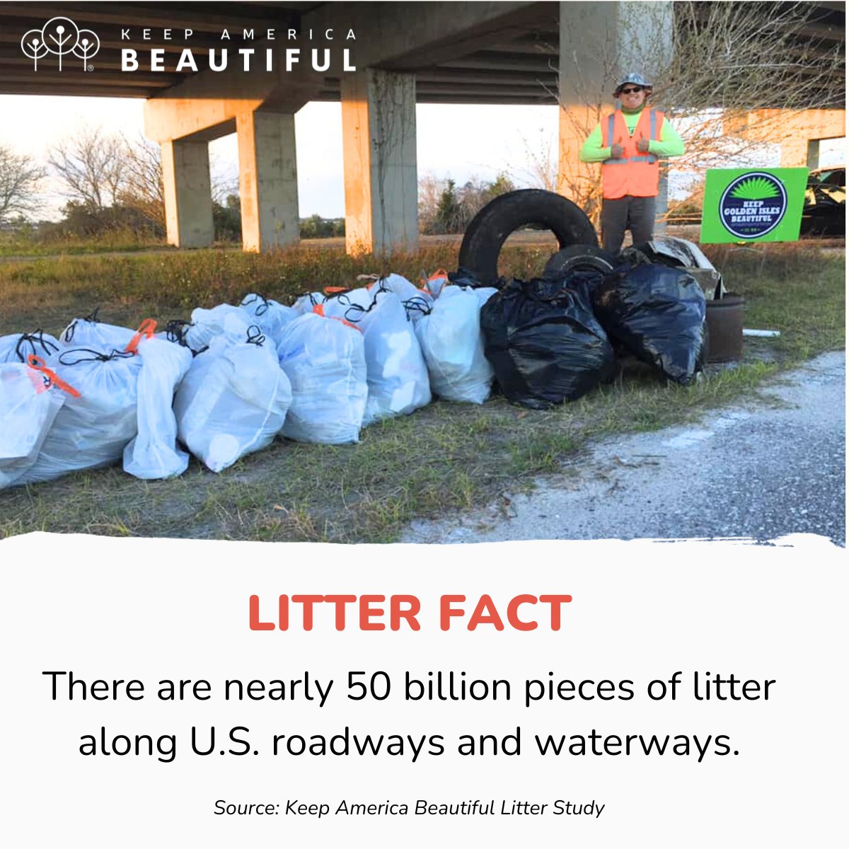 This litter fact is striking but WE can make a difference ♻️ If every American picks up just 152 pieces of litter, we’ll get it all! Will you join us in the #152PickUpChallenge during the 2024 #GreatAmericanCleanup? Sign up now: bit.ly/3T5N8ZT #KeepAmericaBeautiful