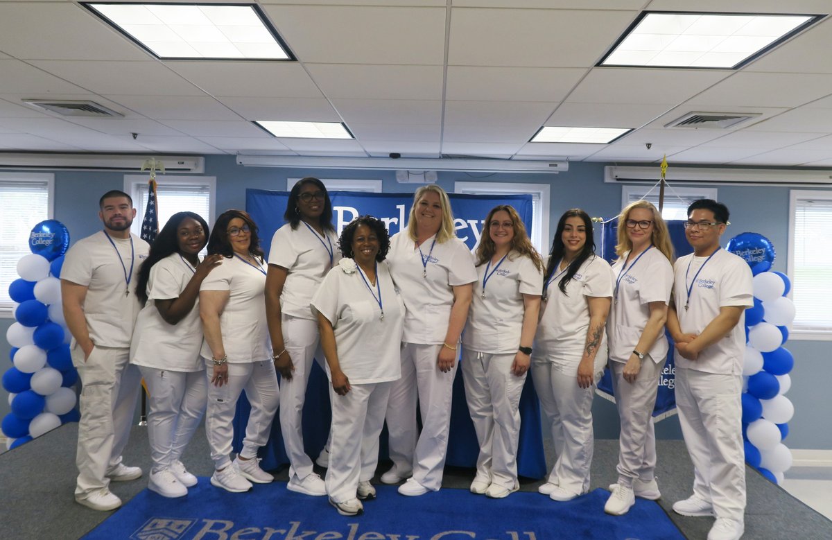 BerkeleyCollege's tweet photo. Congratulations to our Practical Nurse and LPN to BSN graduates who were recognized at Friday's pinning ceremony! These students are well prepared to join the vocation and will serve their patients with compassion and professionalism. #Nursing https://t.co/Xa875cOaSL