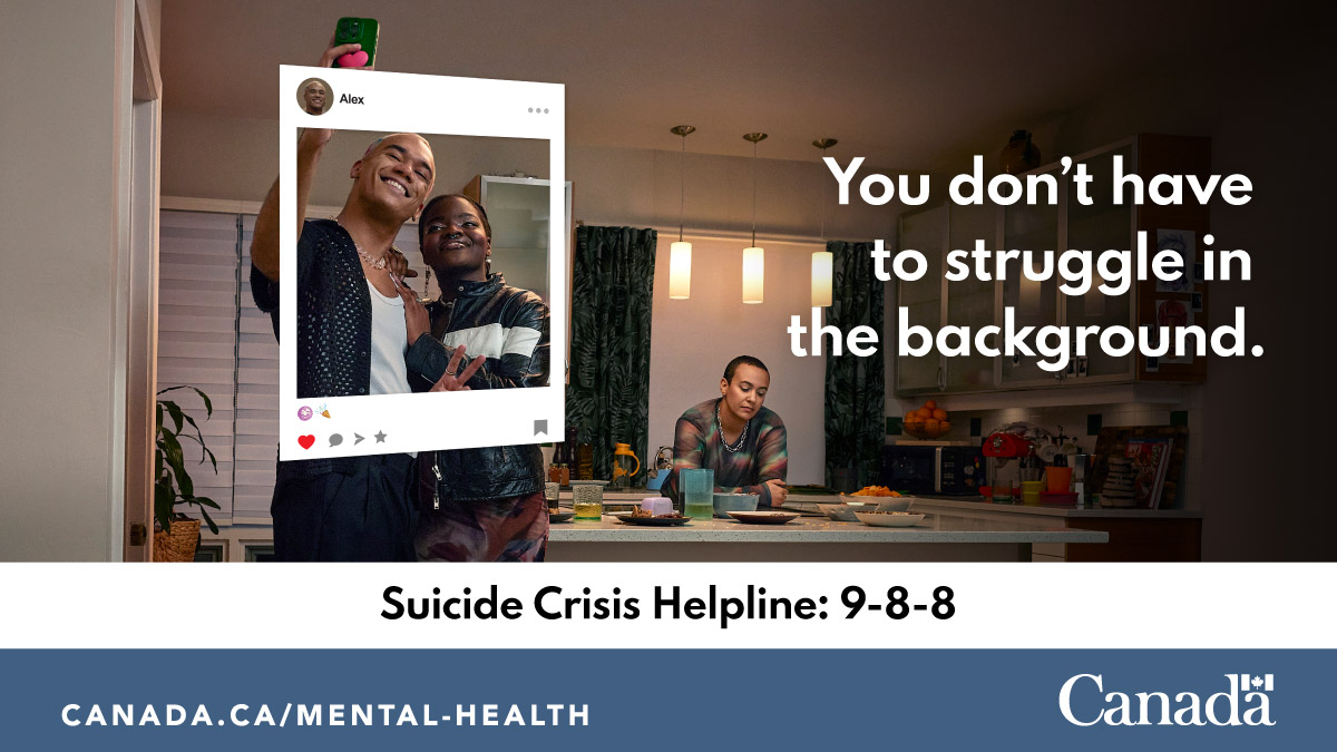 If you’re struggling with poor #MentalHealth or #SubstanceUse, it’s okay to ask for help. You’re not alone. For information on resources, including the 9-8-8 Suicide Crisis Helpline, visit: ow.ly/h17e50QJVZu #988Canada