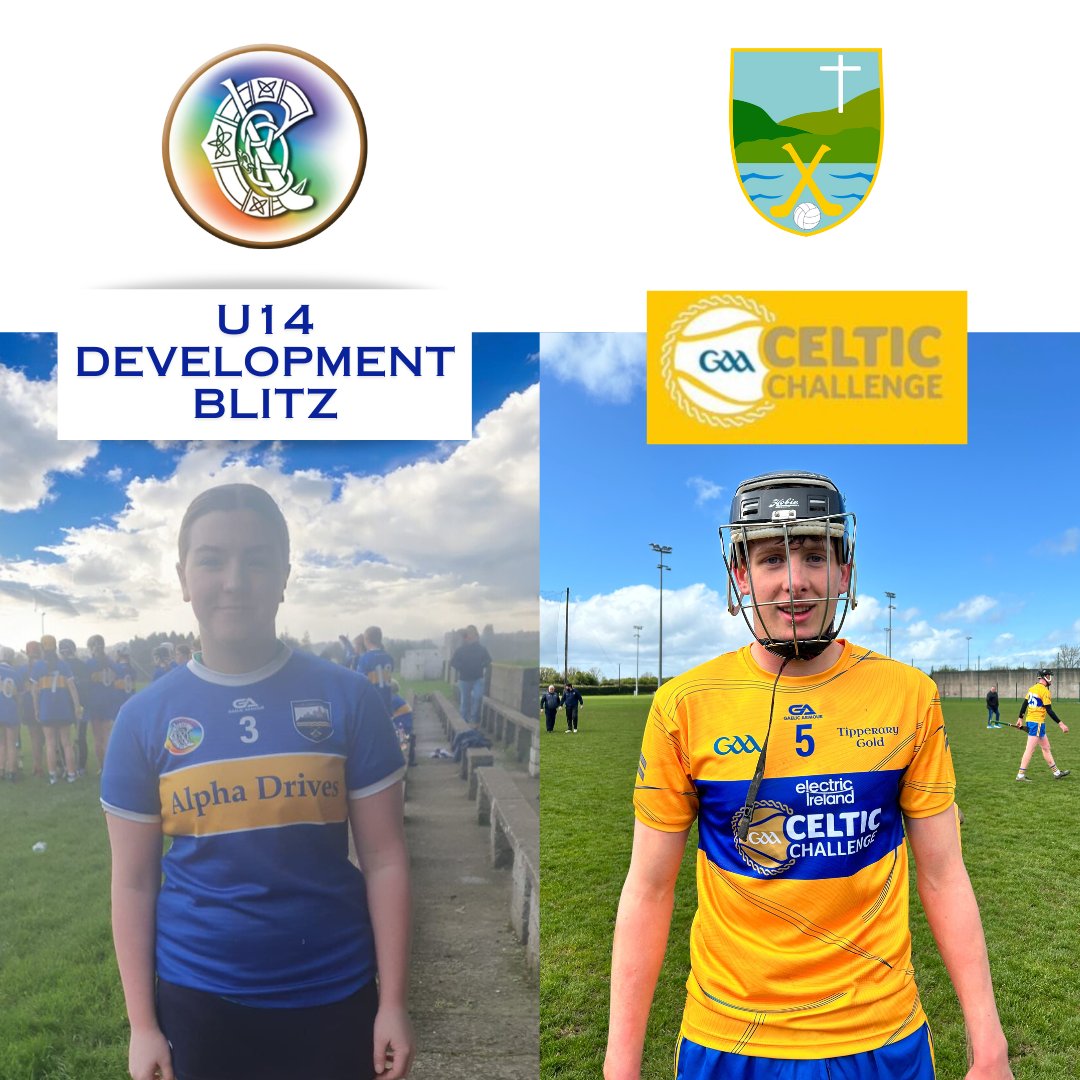 Well done Liam O'Callaghan & Nevaeh Tiernan who were in action with Tipp Squads at the weekend. Liam's Celtic Challenge team defeated Cork City. Nevaeh's u14 development team had a convincing win over Wexford.👏👏
#portroecamogie 
#TipperaryCamogie 
#portroegaa 
#celticchallenge