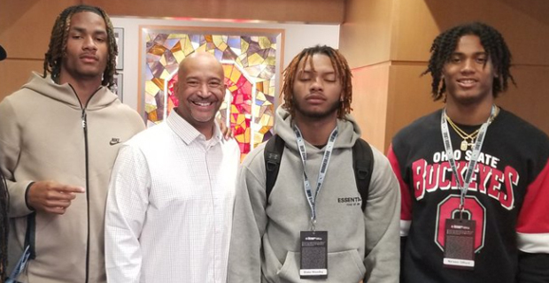 Sights and Sounds: Ohio State had roughly 15 national top-100 prospects from the 2025 and 2026 classes at Ohio Stadium for Saturday's spring game, check out photos of many of these players here 247sports.com/college/ohio-s…