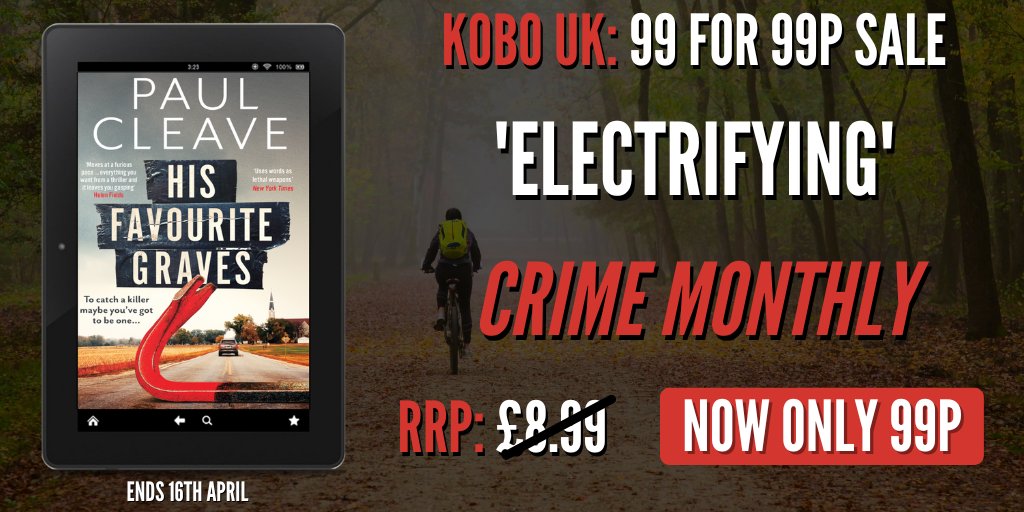 #Deal ALERT! @paulcleave's twisted & twisty #thriller #HisFavouriteGraves is #99p on KOBO! Desperate for reward money, a sheriff takes shocking risks to find a missing boy... bit.ly/3wG7BN3