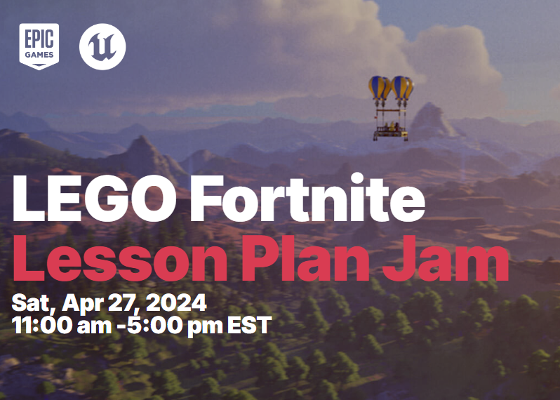 Educators: Last day to register for our upcoming #LEGOFortnite Lesson Plan Jam. Join us on Apr 27 11am to 5pm ET to learn, play, explore existing lesson plans, and create your own @LEGOFortnite lesson plan related to your content area! epicgames.questionpro.com/a/TakeSurvey?t…