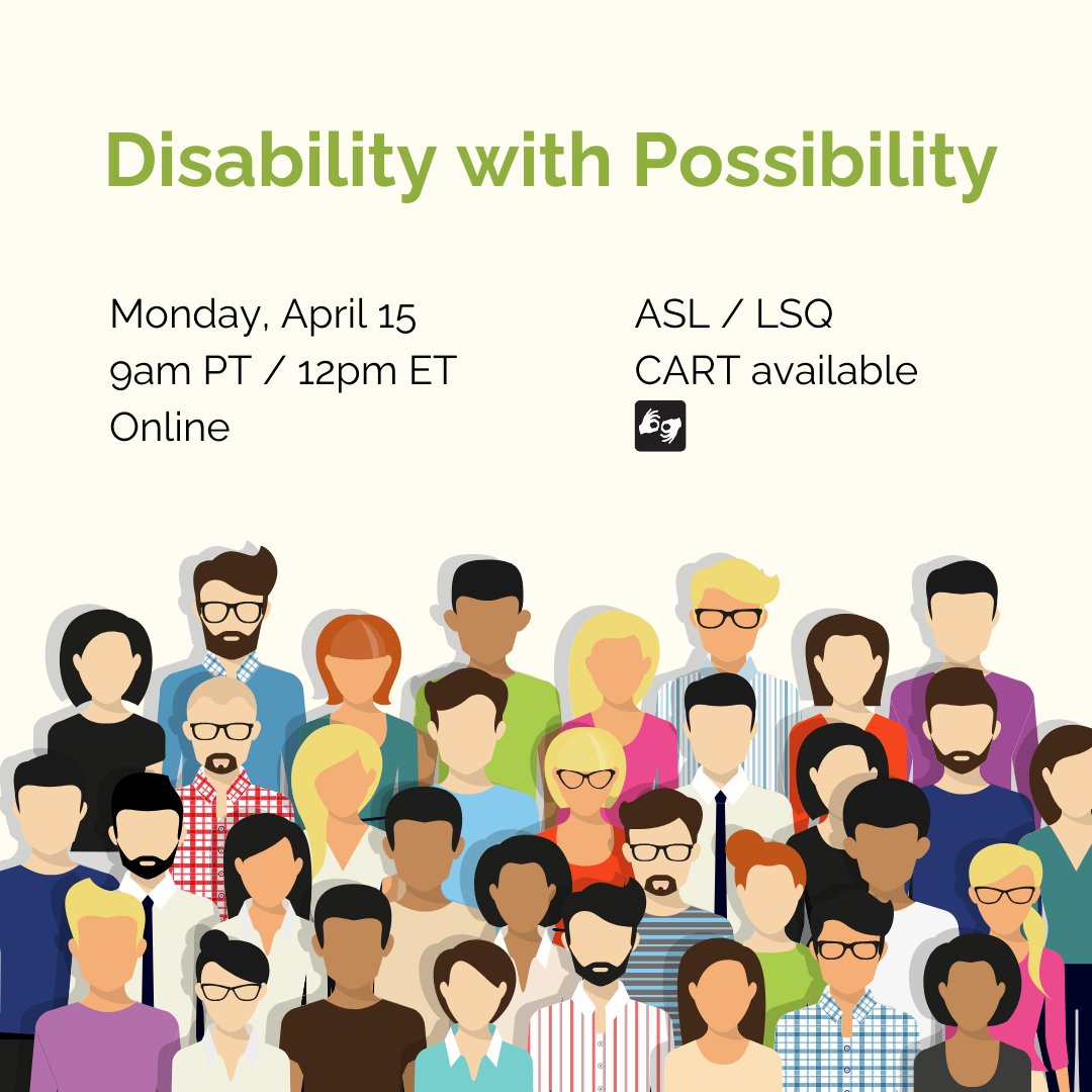 📣 IN ONE HOUR📣 
12pm ET / 9am PT

What do people with disabilities want to see in the #CanadaDisabilityBenefit ? Tune in!

ASL, LSQ and captions available.

Register here: plan-9.hubspotpagebuilder.com/shape-the-cdb-…

#WeAreThe27Percent #EndDisabilityPoverty #BudgetTheBenefit
