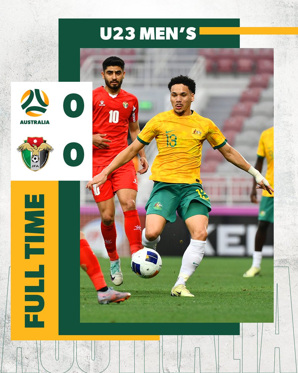 FT | The #Olyroos share the points in their opening game #AsianCupU23 | #RoadToParis2024