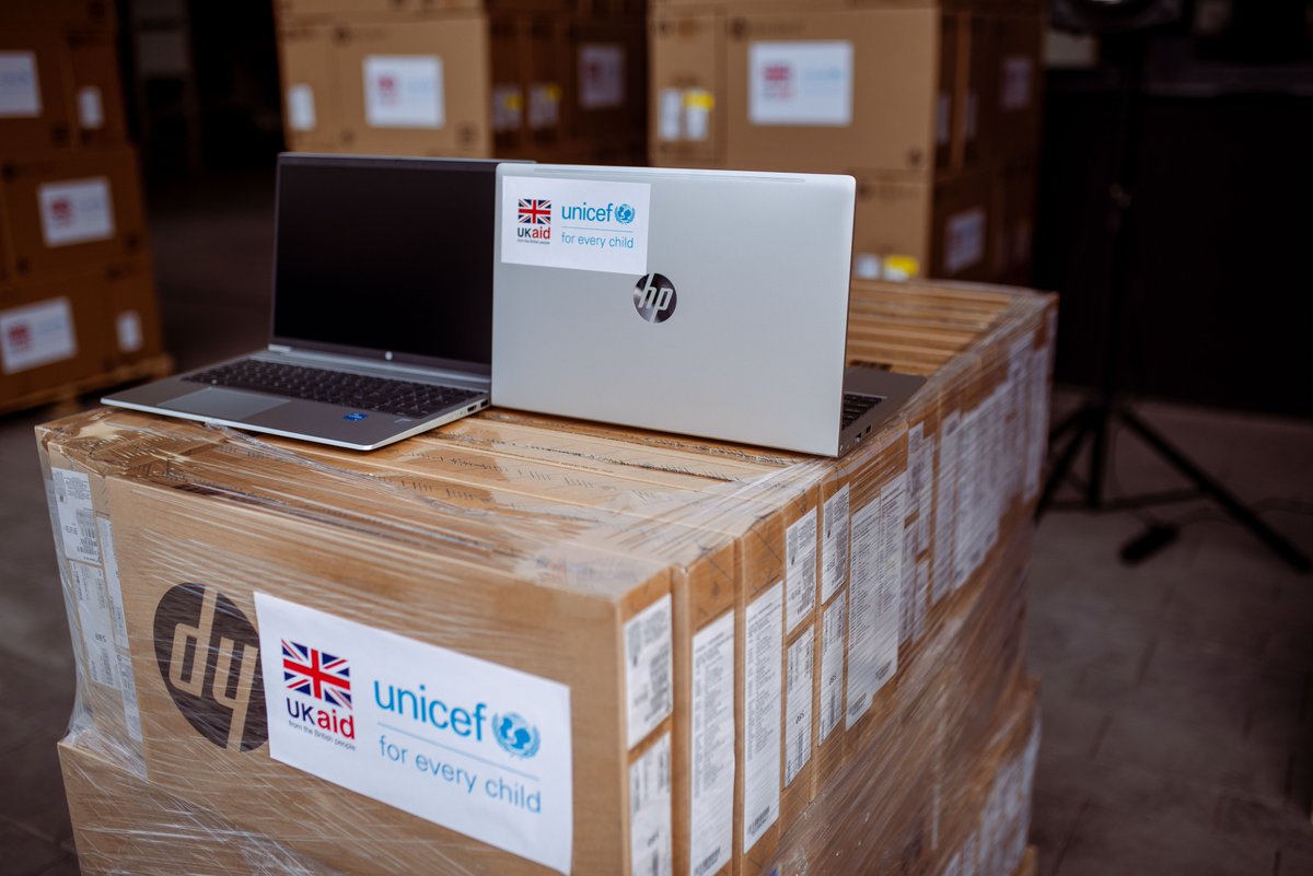 Supporting the digitisation of social services, UNICEF has donated to the Ministry of Labour and Social Protection IT equipment worth $1.41 million. The technology will be distributed to frontline #socialworkers, helping to monitor data on children in vulnerable families.