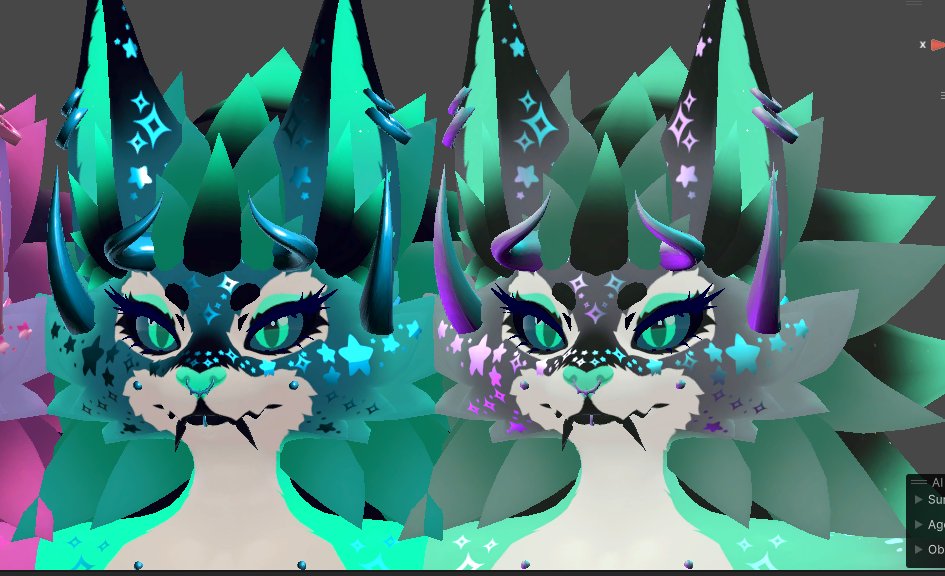 [Gumroad][Wip][TexturesOnly] I GOT ALL 4 COLORS DONE! I sent them to my ...