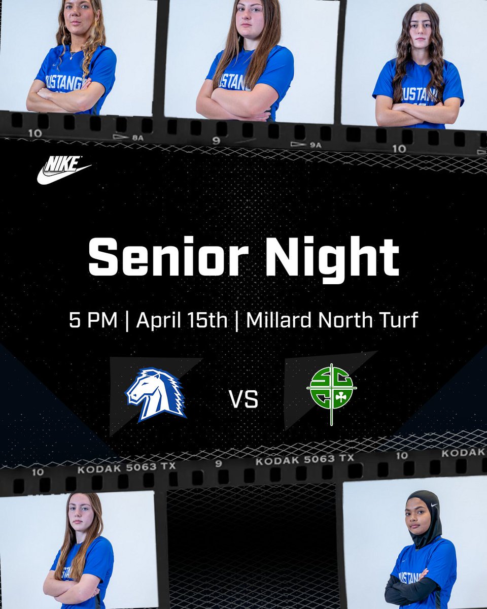 It's Senior Night Mustang Nation.  Come out and support our Seniors and Mustangs as we take on the Shamrocks of Columbus Scotus today   #rollstangs 

🏟️ - Millard North 
📷 - 5 PM

@mngv_soccer @emmacookk_ @paigesalcedo_ @DaniMarino_11 @teaganlynch_