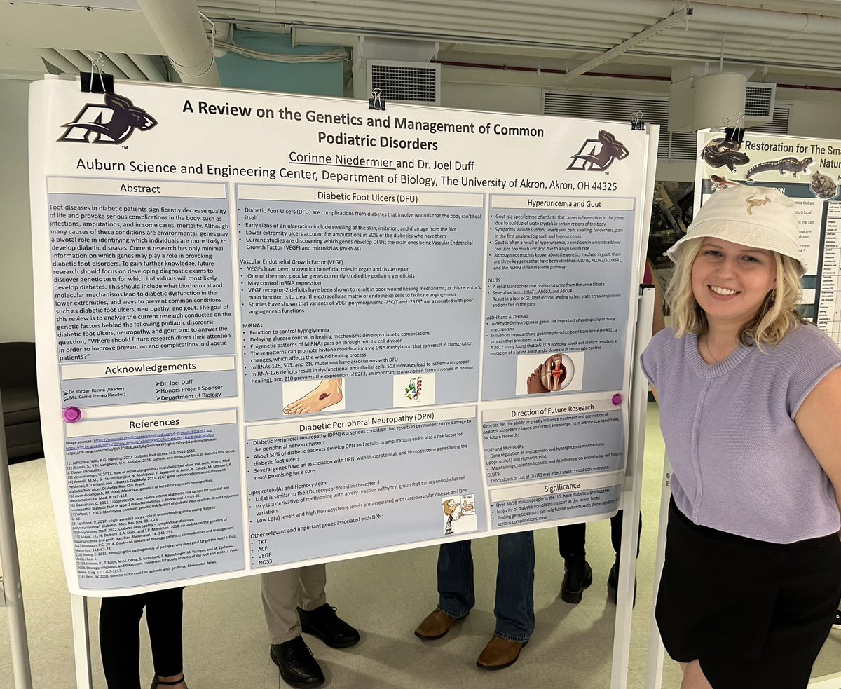 ARIAHEC's tweet photo. ARI-AHEC Scholar Alumni, Corinne Niedermier, recently presented at the @ZipsBiology Undergraduate Research Symposium! Corinne plans on attending @KentStateCPM after she graduates from @uakron this Spring! 🎓 https://t.co/K5XVs4LWZ0